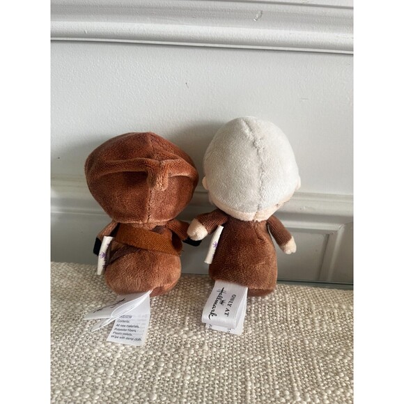 Lot Of 2 Hallmark Itty Bittys Star Wars Obi-Wan Kenobi & Jawa 4" Stuffed Plush - Picture 3 of 5